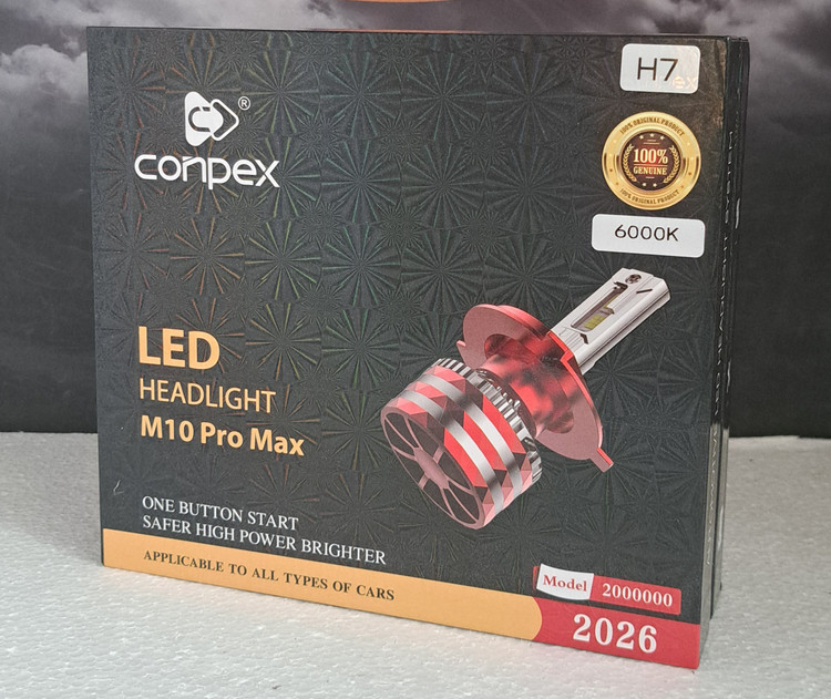 هدلايت كانپكس مدل M۱۰ PRO MAXپايه H7(نور پائین)