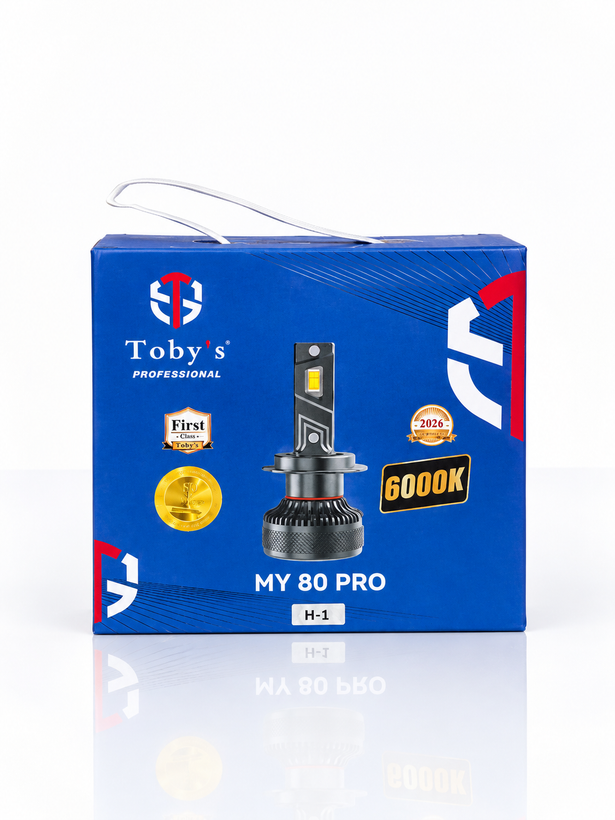 هدلایت خودرو MY 80 PRO (پایهH7 H1 H4) توبیز چیپ CSP اورجینال | گـارانتی(2عددی)