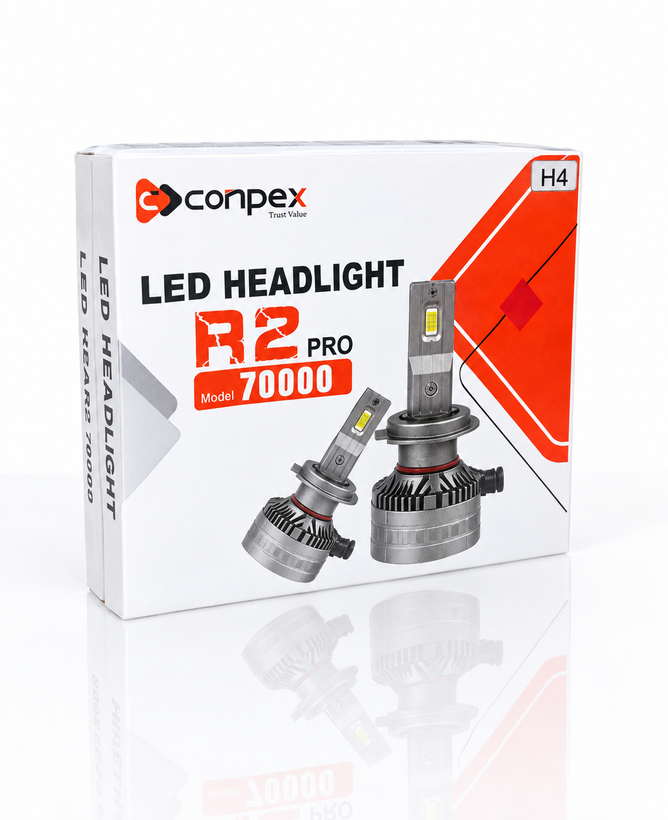 هدلایت کانپکس Conpex R2 Pro پایه H7و پایهH1 سری 7000 | گارانتی اصالت